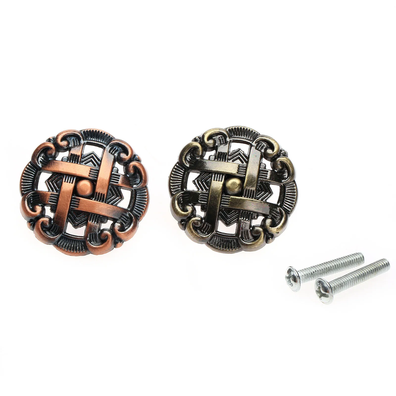 Винтажная металлическая ручка для кухни выдвижного ящика из бронзы и 2 шт. ящиков