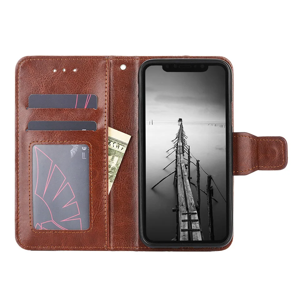 Роскошный кожаный чехол-книжка для huawei Honor 7A 7 A Honor7A DUA-L22 чехол Российская версия