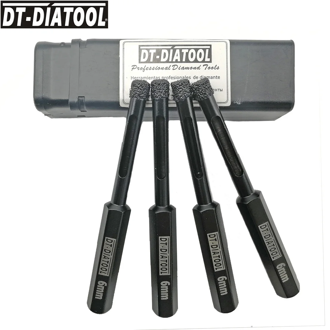 Сверло с шестигранным хвостовиком 4 шт./компл. диаметр 6 мм 8 10 12 алмазная пила для