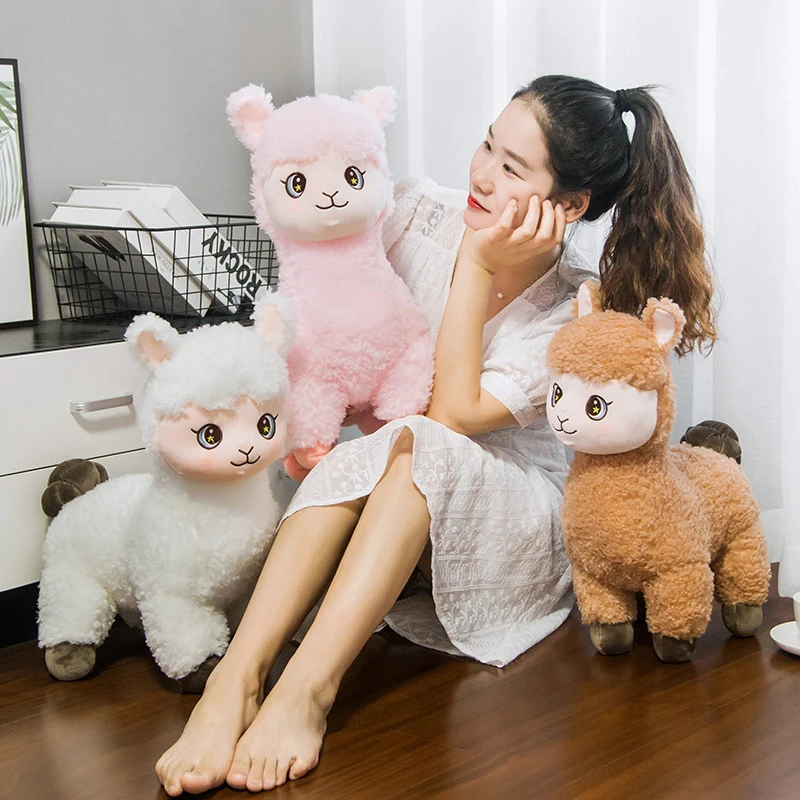 

Kawaii Big eyes Alpaca Plush Toys Soft Plush Alpacasso Alpaca Dolls Stuffed Animal Toy Children Birthday Gift