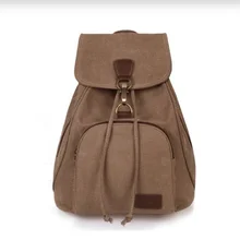 New Womens Backpack Retro Girls Outdoor Canvas Backpack School Bag Laptop Bag Fashion Camera Pocket Luggage-Bags Mens Backpack
