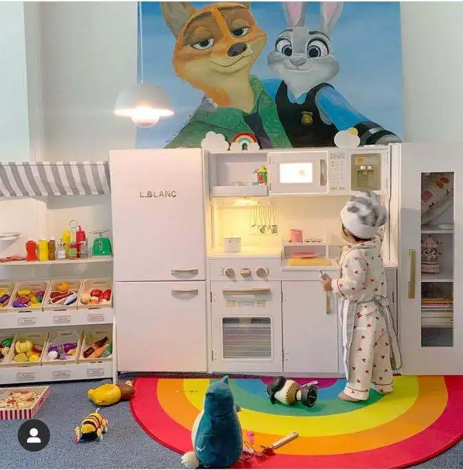 Радужный напольный коврик декор для детской комнаты милый Противоскользящий