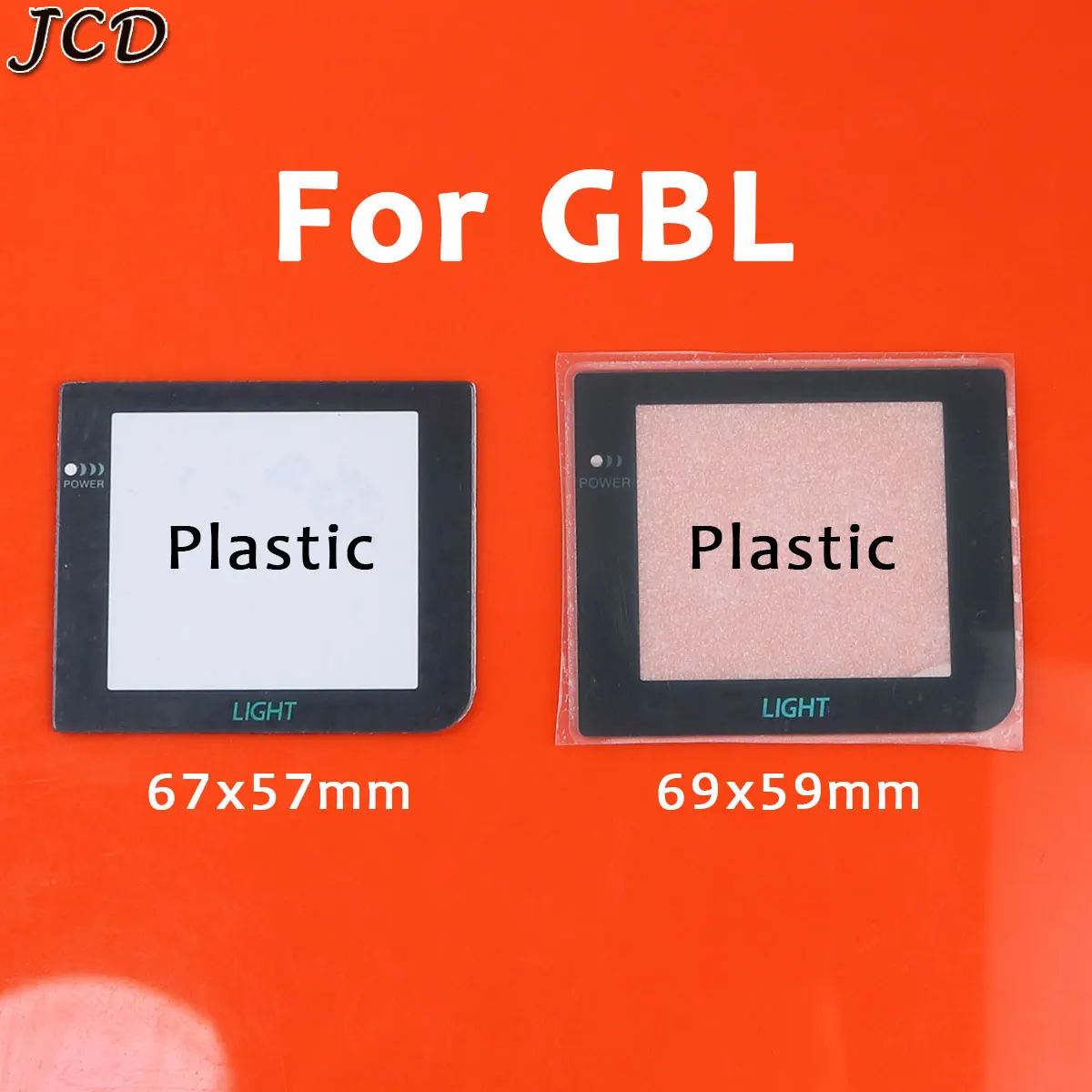 JCD пластиковая стеклянная линза для GB/GBA/GBC/GBP/GBA SP/GBL экрана Gameboy цветная защита