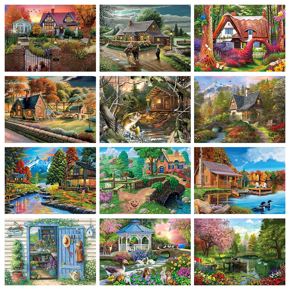 

Алмазная картина "берег реки, фэнтези", 5D Вышивка крестиком, декор для Стразы