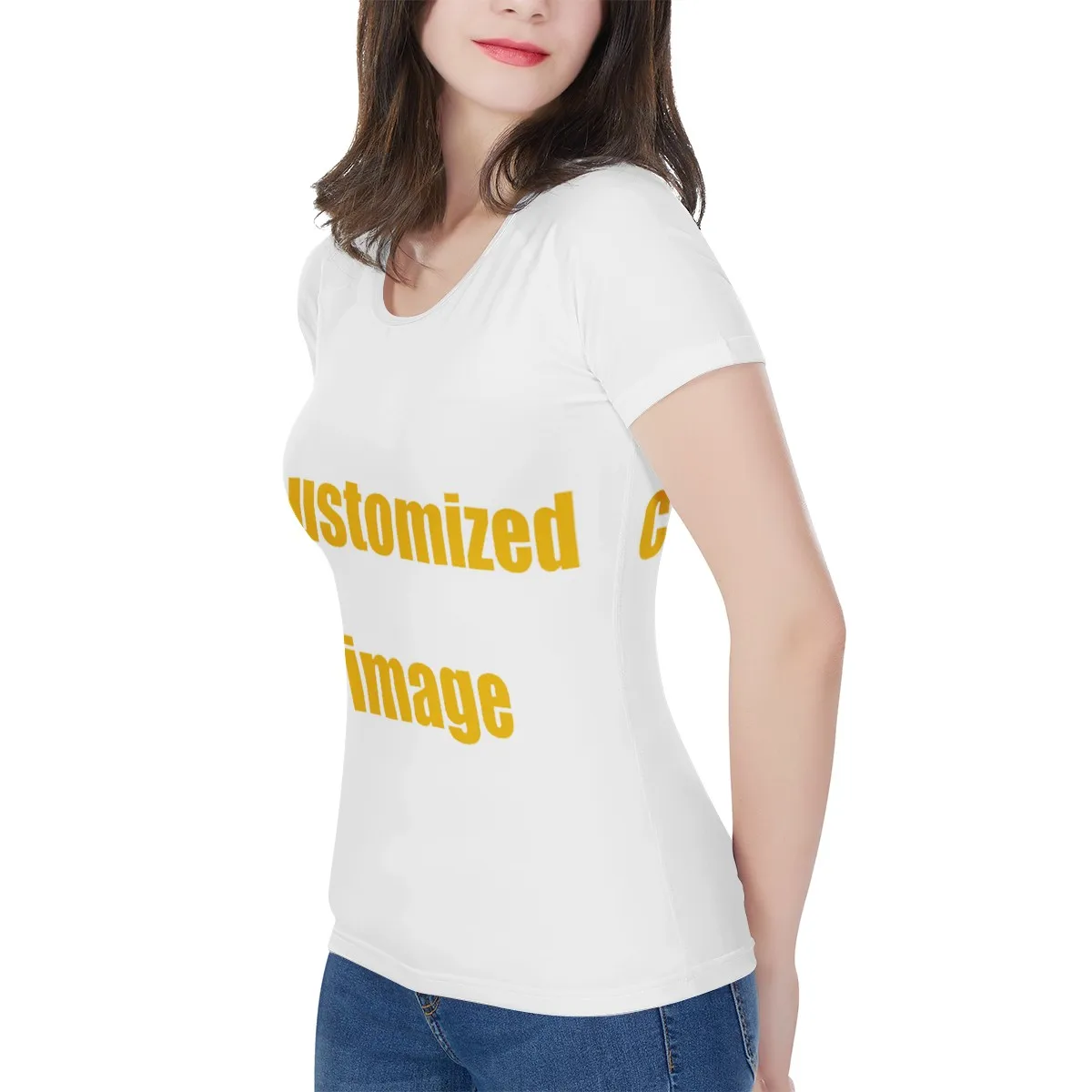 NOISYDESIGNS Stylish Women T Shirt Custom T-shirts for Girls 3D Print Tops Tees Harajuku Ladies Tshirts Camiseta Feminina Mujer | Женская