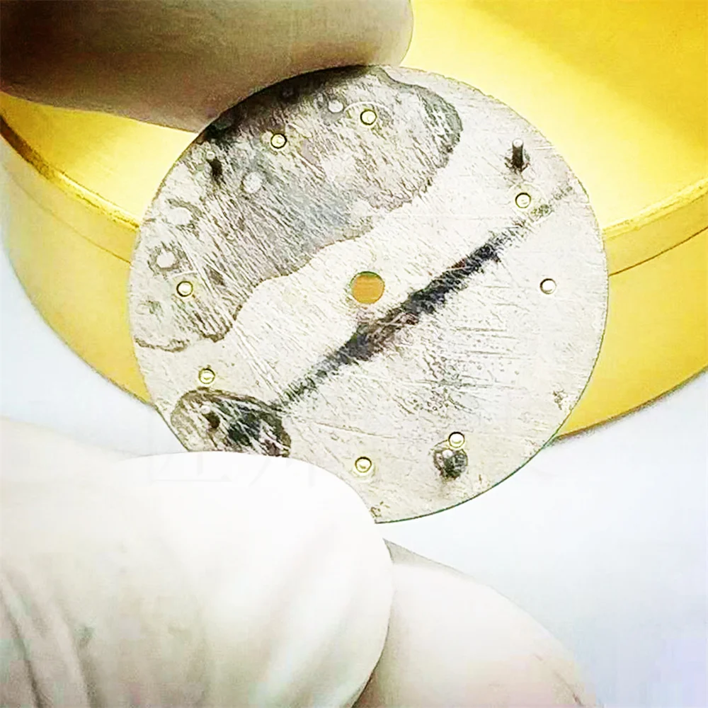 Зеленые часы циферблат 29 мм синие светящиеся циферблаты без логотипа рисунок для