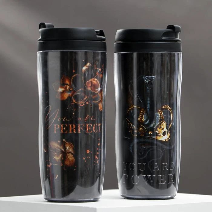 Парные термостаканы POWER 2 шт. 350 мл сохраняет тепло ч 5231884 | Дом и сад