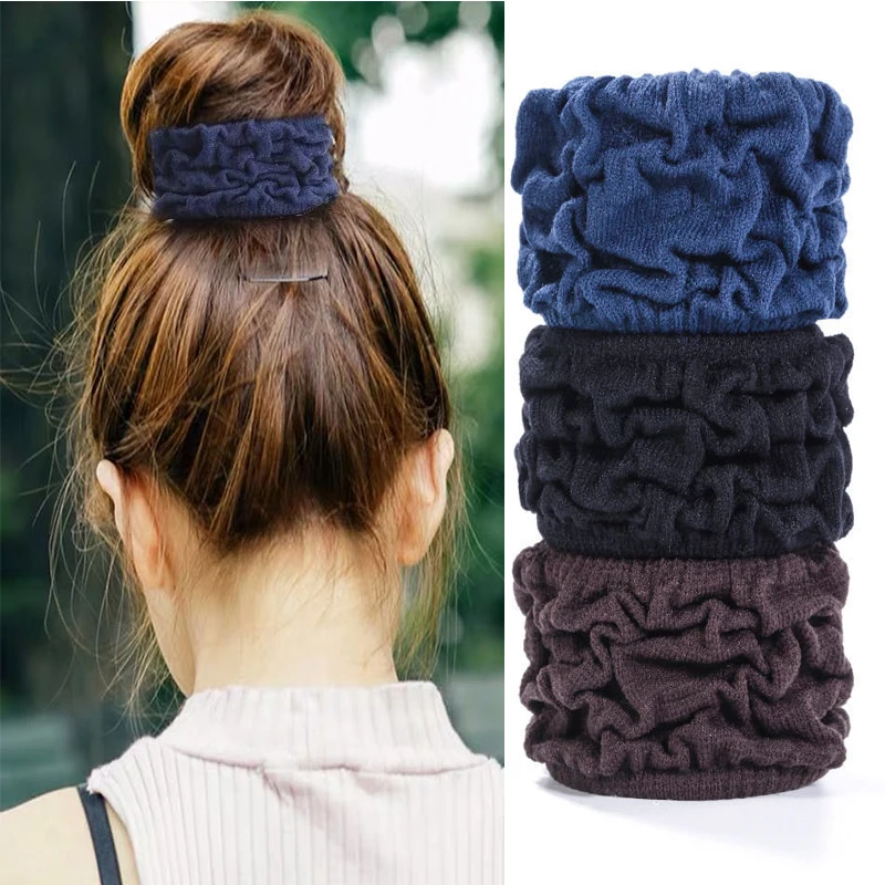

3Pcs/Lot Women Velvet Scrunchie Elastic Hair Bands Girls Ponytail Holder Hair Rope Rubber Band Headband Hair Accessories