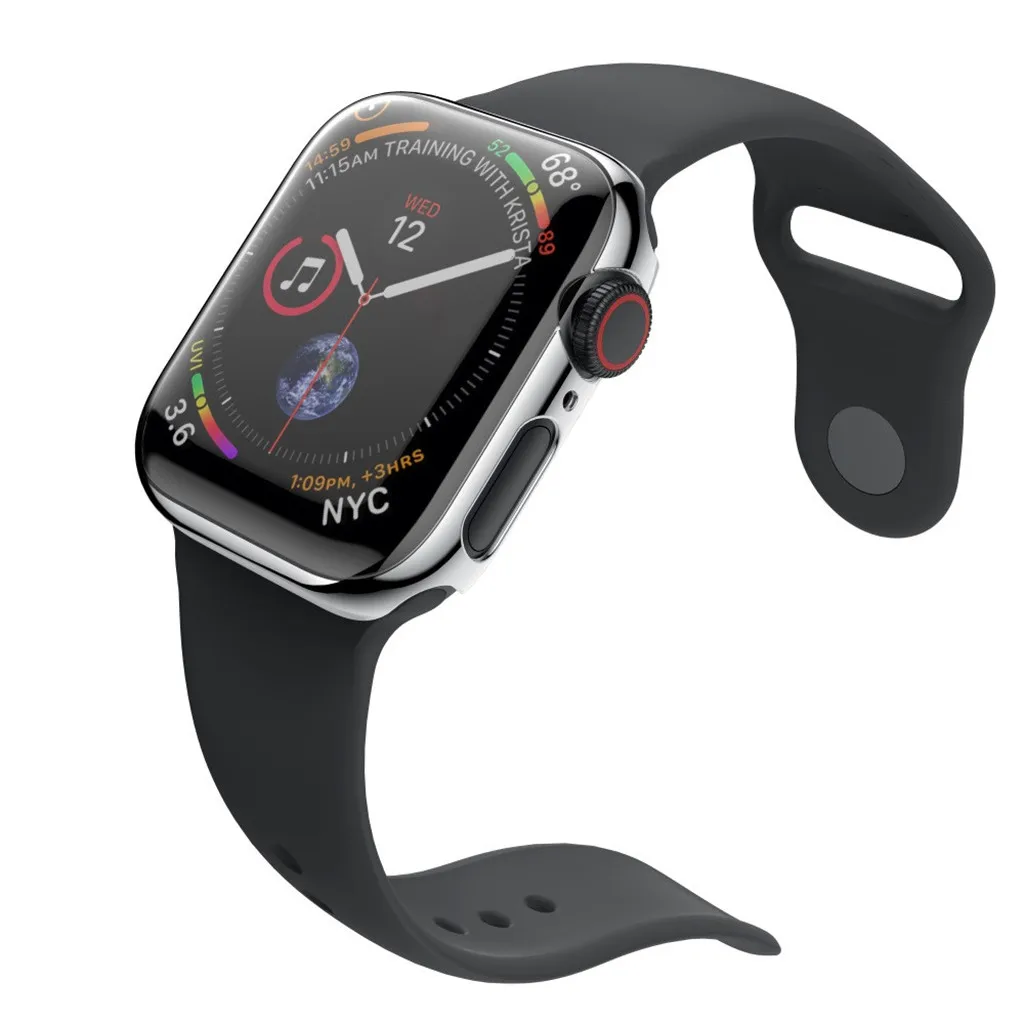 Ультратонкое покрытие чехлы Защитный бампер, чехол КРЫШКА ДЛЯ IWatch 5 40 мм 44 мм Смарт часы защитные аксессуары для Apple#912