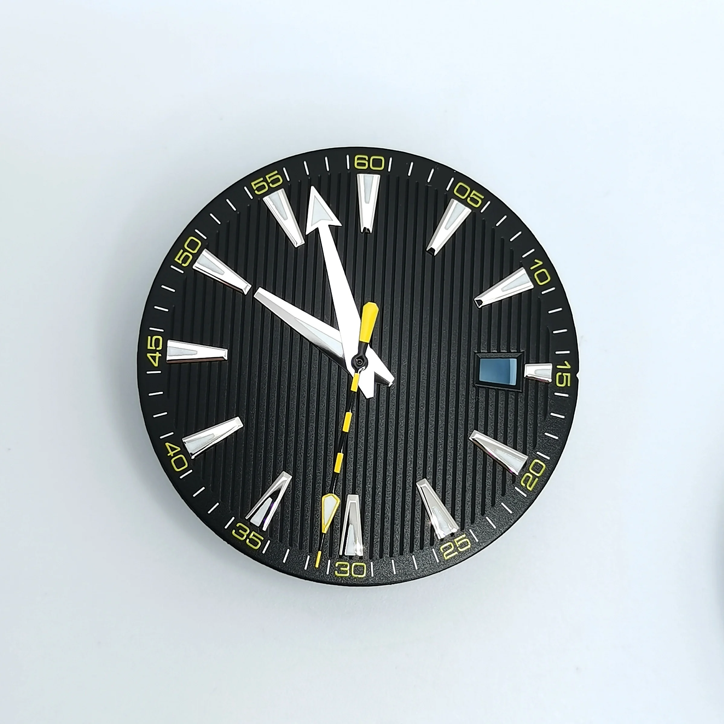 Watch Part 33.5MM Green Luminous Dial And Hands Fit NH35 Miyota8215 8200 Automatic Movement