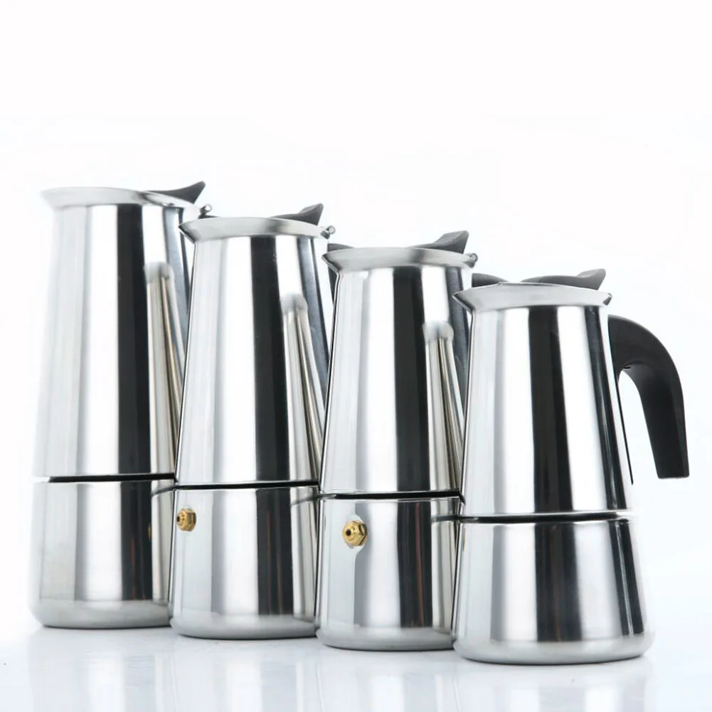 Moka итальянский Кофе чайник Нержавеющая сталь Кофеварка инструмент мокко