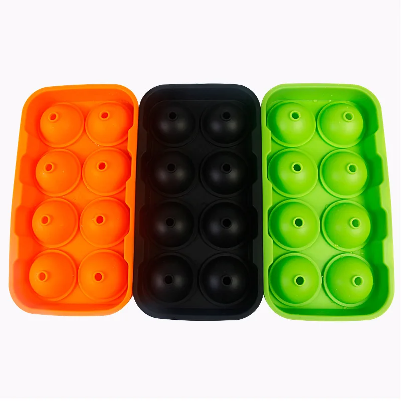 Форма для приготовления льда виски коктейлей 6 отверстий лоток большая круглая