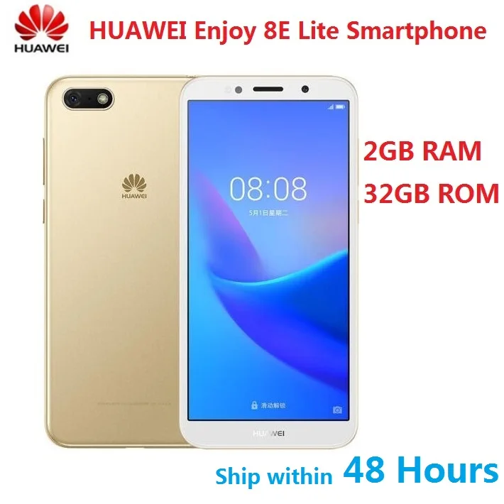 HUAWEI Enjoy 8e Lite 4G LTE смартфон 5 45 дюймов Android 8 0 MT6739 четырехъядерный 13 МП 3020 мАч камера