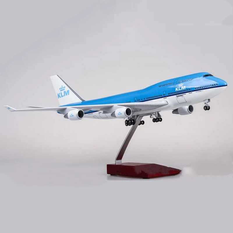 47 см 1:160 масштаб самолетов Boeing B747 KLM Royal Dutch Airlines модель самолета с колесом литья