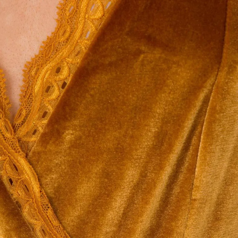 

Summer Jumpsuit Shorts Bodysuits Base Top Fashion Sexy Velvet Stitching Lace V-Neck Cross Suspender Backless One-Piece Shorts