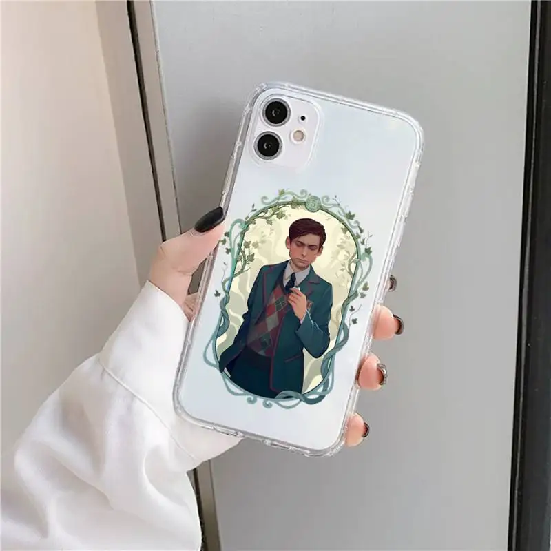 

The Umbrella Academy Cartoons five Phone Case Transparent for iPhone 11 12 mini pro XS MAX 8 7 6 6S Plus X 5S SE 2020 XR