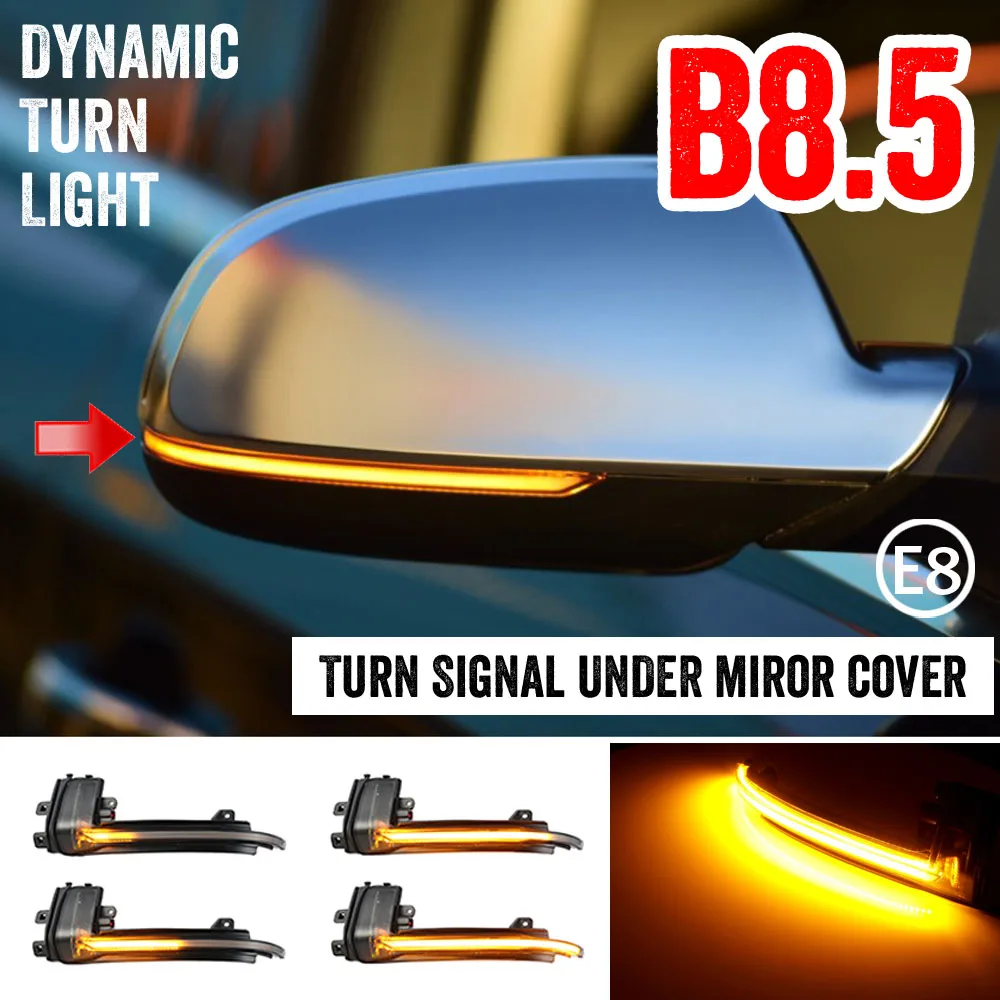 

LED Dynamic Turn Signal Light Flasher Flowing Water Blinker Flashing Light For Audi A4 A5 B8 B8.5 A3 8P Q3 A6 C6 S6 SQ3 A8 D3 8K