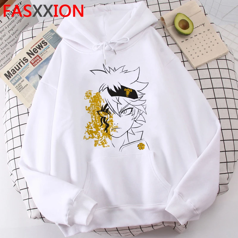 

Black Clover hoodies men grunge hip hop graphic men hoody hoddies plus size