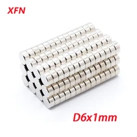 102050100 pcs d6 x 1mm round magnet 6x1 super strong magnets ndfeb powerful magnet rare earth neodymium magnet search magnets