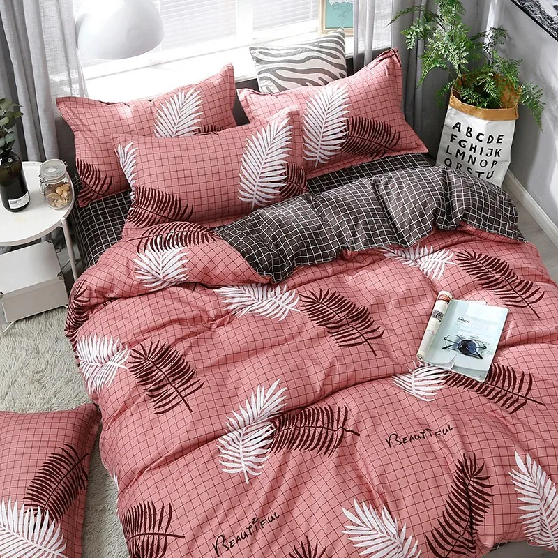 Американский Стиль Постельное белье AB сбоку постельное Queen King 220x240: пододеяльник