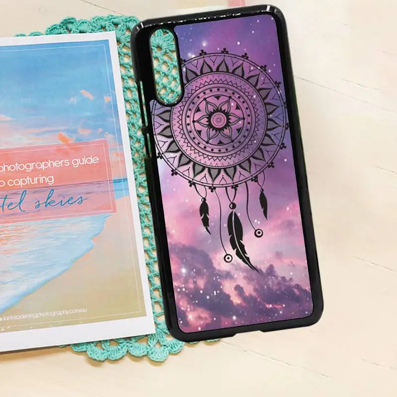 

Dream Wings Wind Chimes Feather Phone Case PC for iPhone 11 12 pro XS MAX 8 7 6 6S Plus X 5S SE 2020 XR