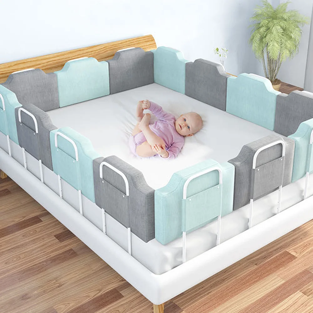 Защитное ограждение для кровати для новорожденных, ограждение для дома, манеж для кровати 60 см, регулируемый ограждение для кровати, От 0 до 6... полутороспальные кровати