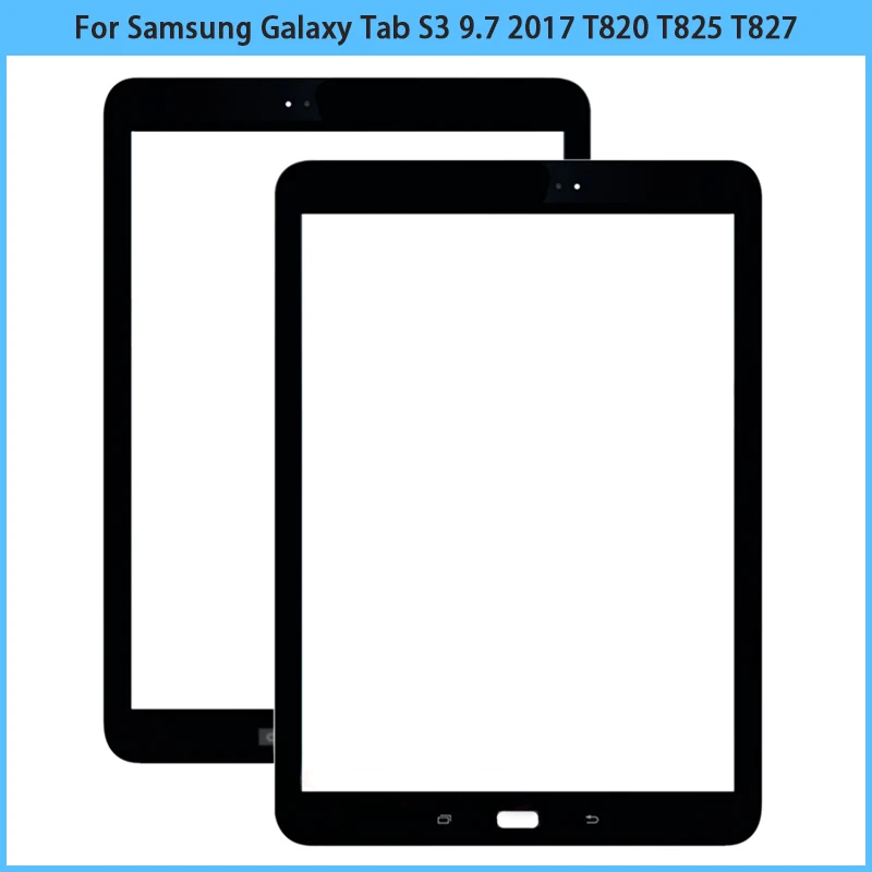 

New 9.7 inch For Samsung Galaxy Tab S3 9.7 2017 T820 T825 T827 Touch Screen Front Glass Lens Outer Glass Panel Replacement Part