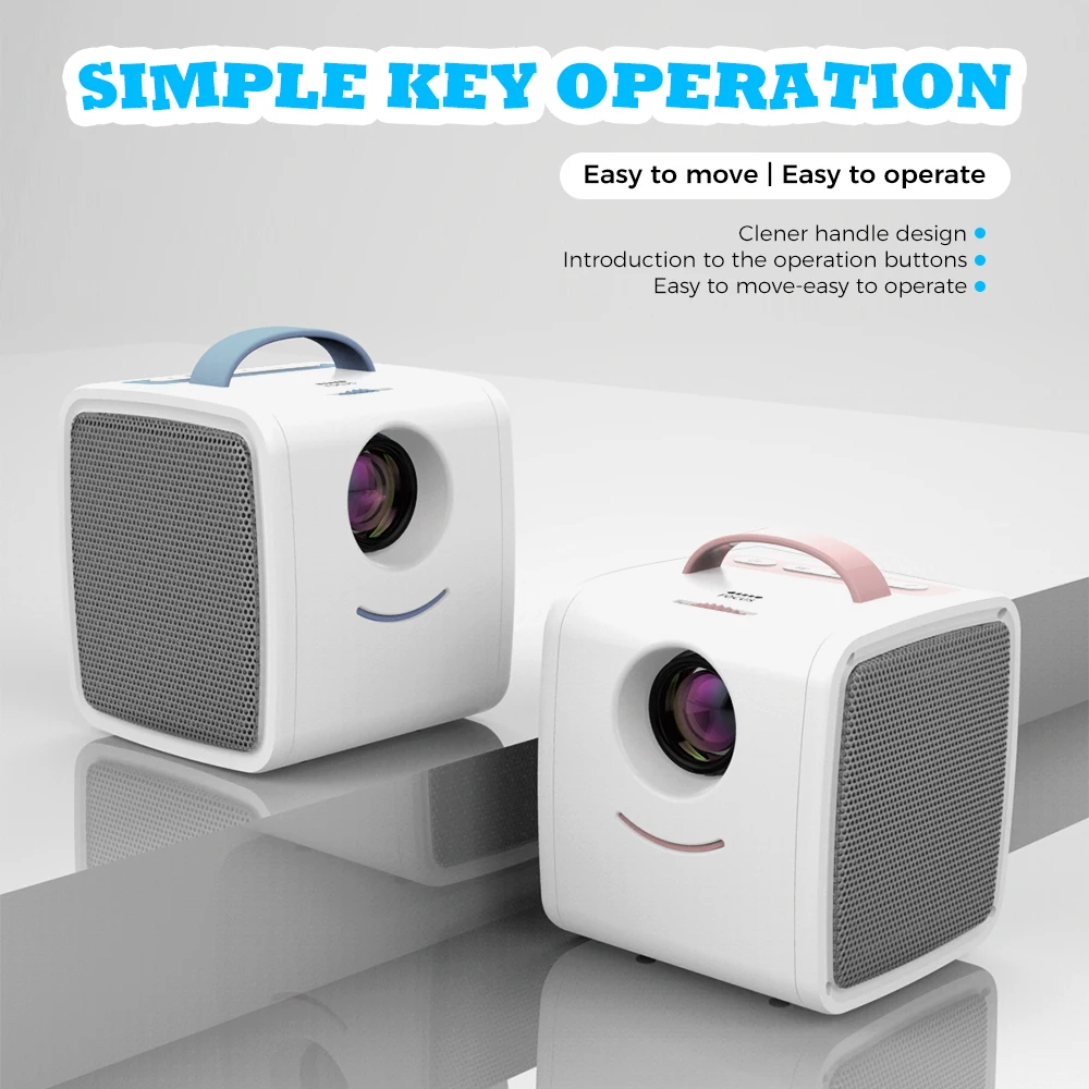 xidu mini projector mobile phone portable home movie micro projector support 1080p full hd for children learning gift proyector free global shipping