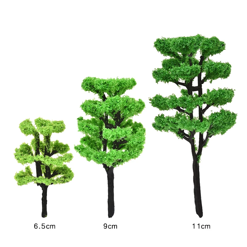 3 шт./компл. Искусственный мох зеленая искусственная модель дерева полимерные