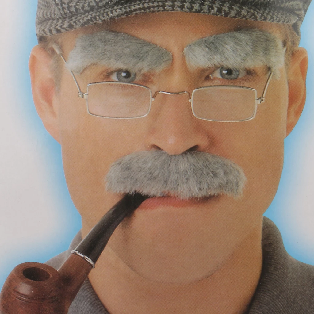 Забавный стильный старый человек брови Mustach партии маскарадный костюм реквизит для косплея