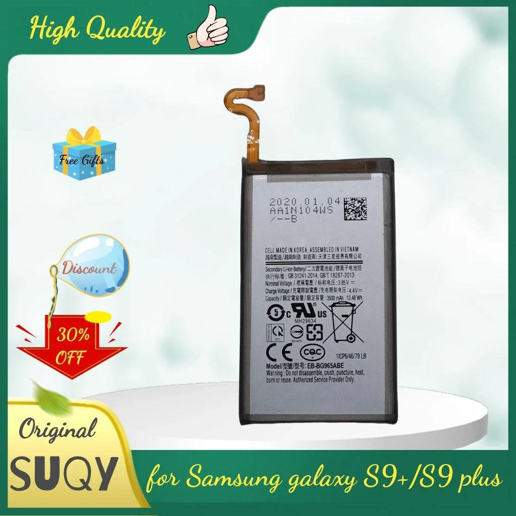 

3500mah Bateria for Samsung s9 plus Battery Original for Samsung galaxy s9 plus Battery s9plus s9+ SM-G965F/DS G9650 EB-BG965ABE