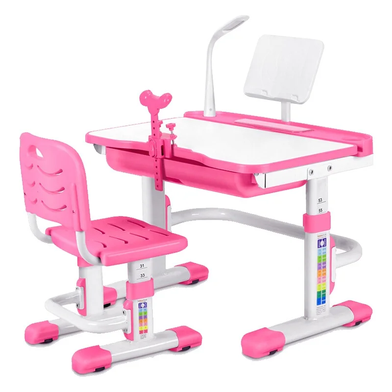 Металлический шезлонг стол и стул для ученика регулируемая высота ученический с