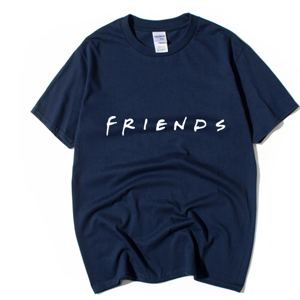 Cotton Man t-shirt Men t shirt Boy tops tees tshirt Friends Don Not Lie Tv Show Print Letters Couple Clothes Summer ZIIART | Мужская