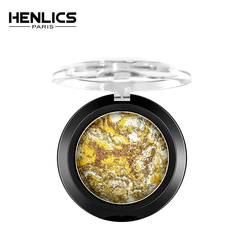 Косметические тени для век HENLICS мягкие блестящие мерцающие цвета косметика