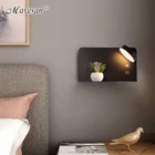 Хит продаж, настенные лампы с USB-интерфейсом для прикроватной тумбочки, гостиной, детской комнаты, ванной, домашнее Бра в новом стиле
