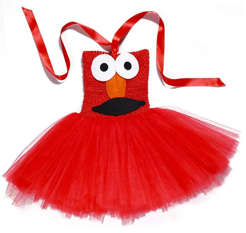 Платье-пачка для девочек бальное платье на Хэллоуин красный костюм косплея