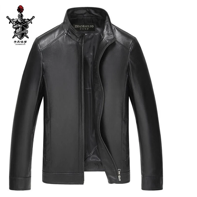 Новая зимняя мужская куртка китайского бренда из искусственной кожи