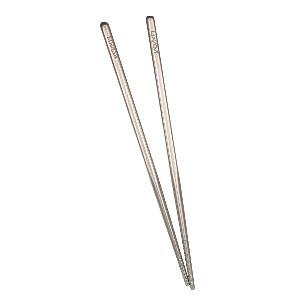 Lixada 1 пара титановых палочек для еды уличные палочки титановые изысканные