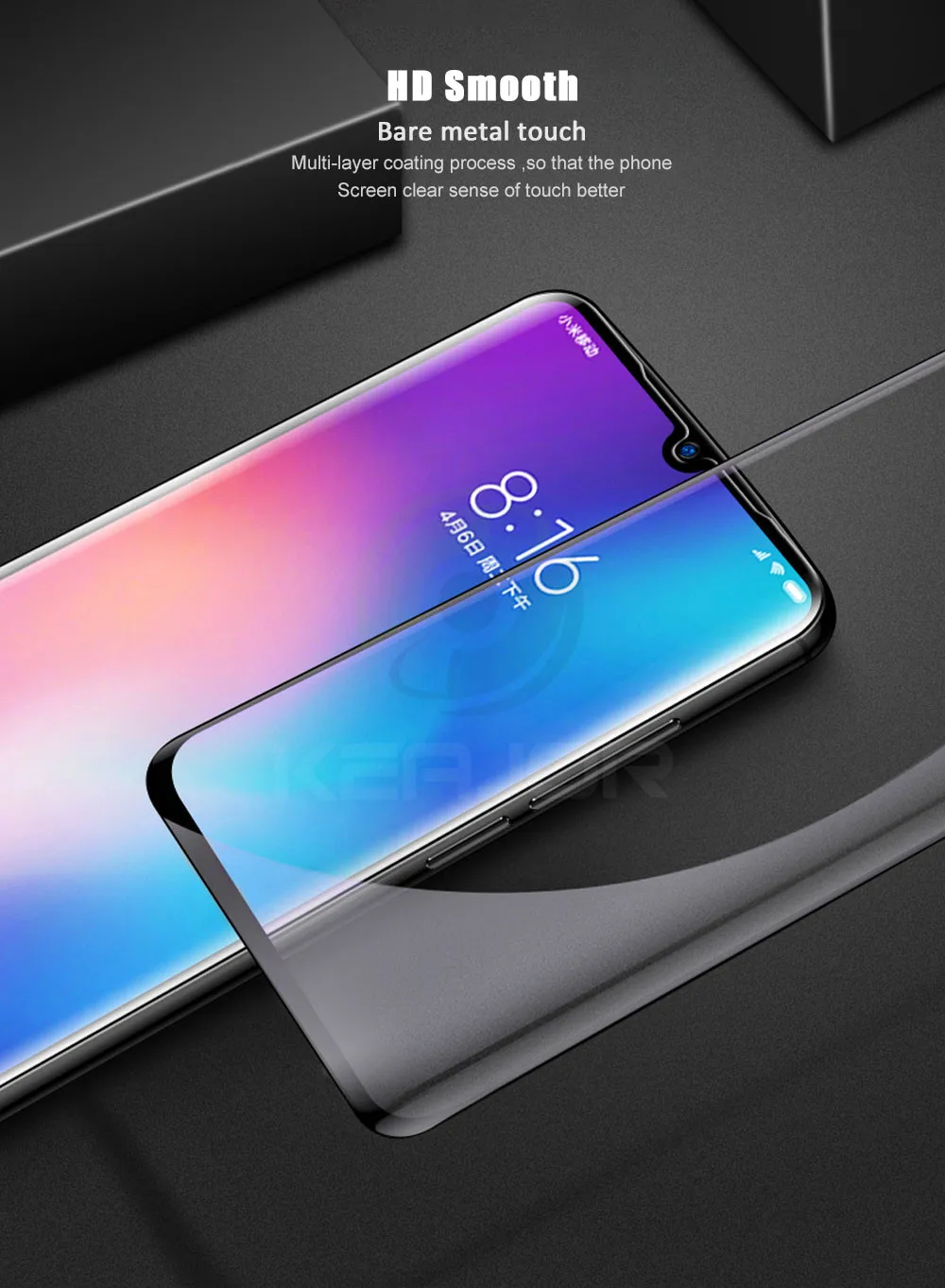 2 шт закаленное стекло для Xiaomi mi 9 lite защита экрана Анти-взрыв полное покрытие Защитная пленка для Xiaomi mi 9 mi a3