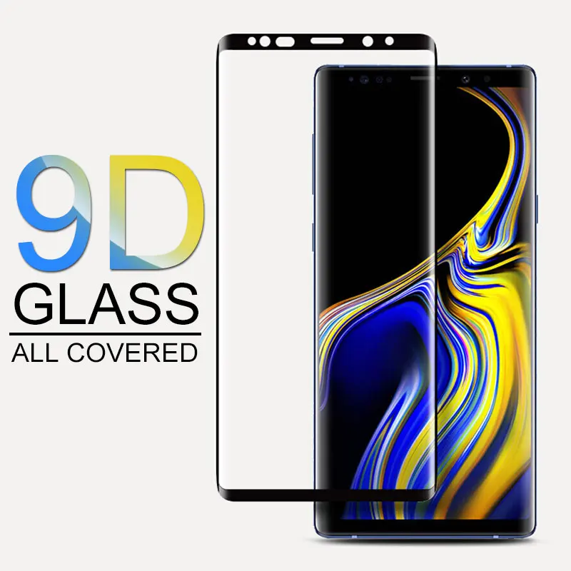 

Закаленное стекло 9D для Samsung Galaxy Note 9 8 S9 S8, изогнутая защитная пленка на весь экран для Samsung S9 S8 S7 S6 Edge Plus, пленка