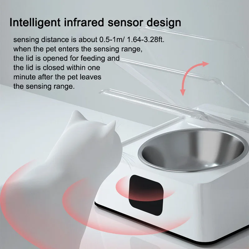 Умная автоматическая кормушка для домашних животных с автоматической