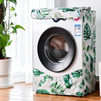 waterproof washing machine cover home polyester roller laundry silver coating dustproof case cover