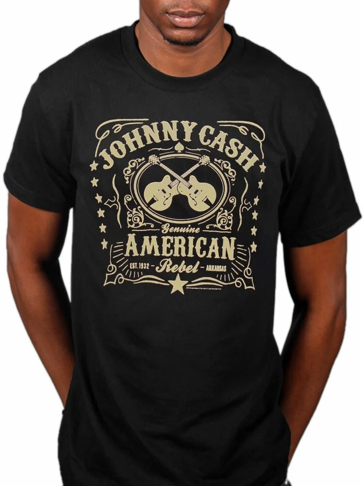 

Official Johnny Cash American Rebel T-Shirt At San Quentin Unearthed Mean As Hel