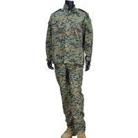 military army uniform tactical bdu combat suit woodland camouflage airsoft battlefield training clothes mens hunting clothing