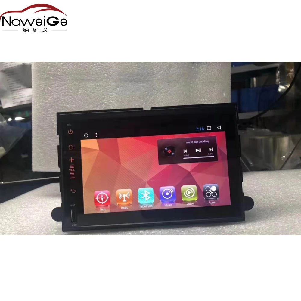 NaweiGe 7 дюймовый Android автомобильный dvd для Ford Edge 2007 2010 центральный мультимедийный GPS