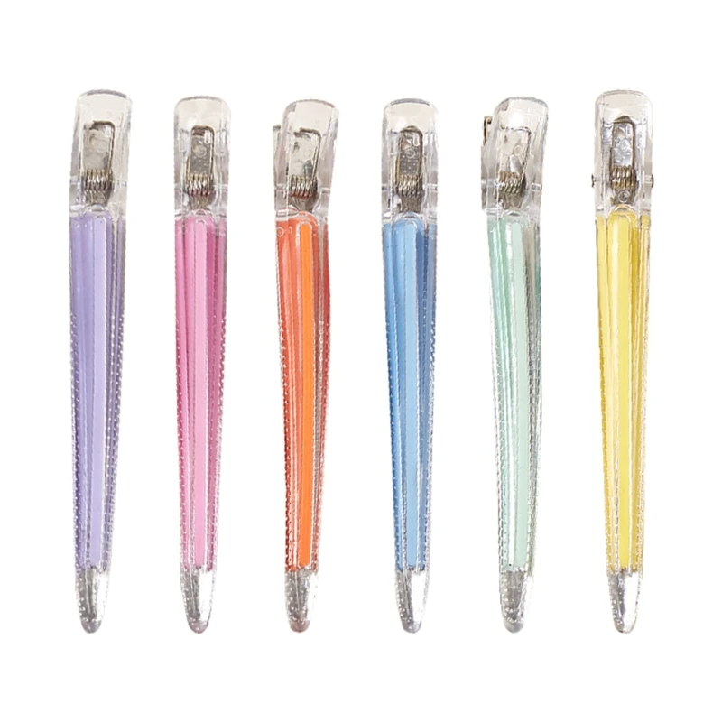 

2022 New 4pcs Hairdressing Tools Hair Clips Alligator Hairpins Salon Clamps Styling Craft