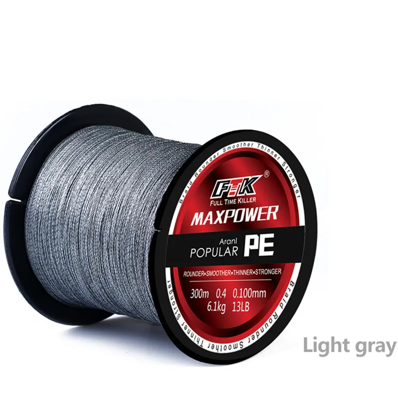 

Multifilament Fishing Line 4 Strands 300M Multicolour Wear-resistant Japanese PE Braided Fishing Line Multifilament Fishing Lin