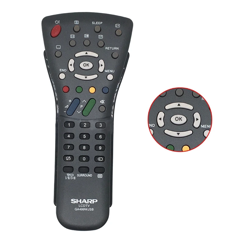 Ga499Wjsa Samrt пульт дистанционного управления для Sharp Aquos Lcd Tv Lc-13B4U-B Lc-15B4U-B | Электроника