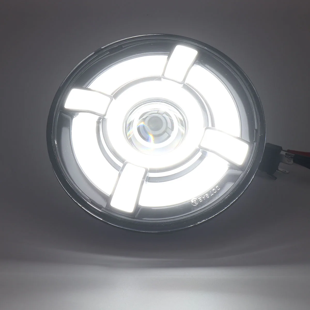 

7 inch Led Headlight Motorcycle Angel Eye Projector Headlight Universal headlight Halo Ring Round Led headlamp Spotlight