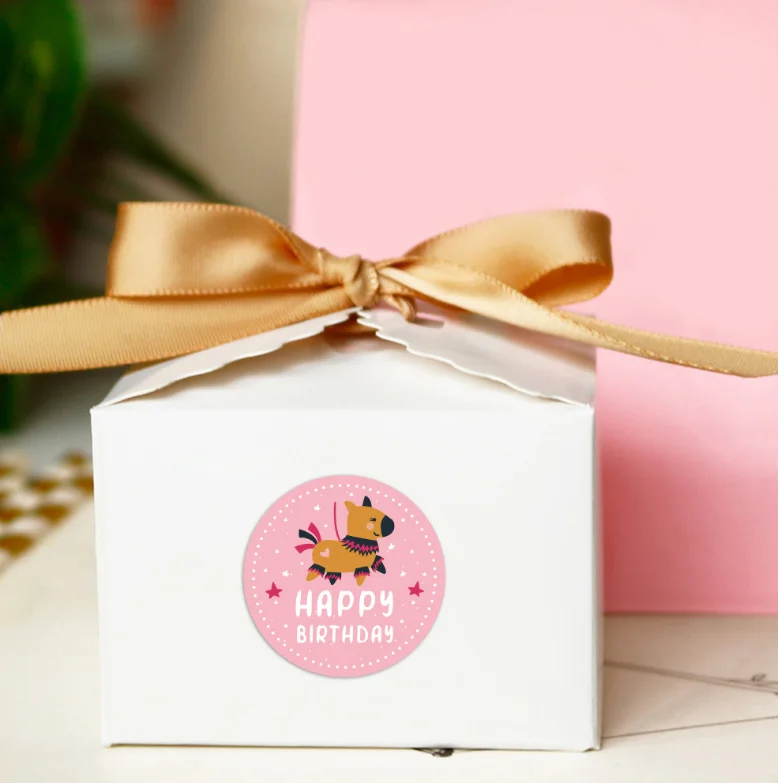 

2021 gift sealing sticker 500pcs thank you for your love design diary scrapbook holiday birthday party gift decoration label